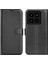 Xiaomi 14 Pro Case Litchi Doku Doku Çizelge Karşıtı Cüzdan Deri Kapak Black (Yurt Dışından) 1