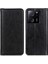Xiaomi 13T/13T Pro/redmi K60 Ultra Kılıf Cüzdanı Bölünmüş Deri Telefon Kapağı Litchi Doku Stand Kabuk Black (Yurt Dışından) 1