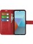Xiaomi Redmi Için Note 13 Pro 5g Kasa Buzağı Dokusu Pu Deri Telefon Stand Kapak-Kırmızı (Yurt Dışından) 2