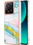 Xiaomi 13T/13T Pro/redmi K60 Ultra Tpu Kılıfı Elektrapılaşma Mermer Desen Telefon Kapak Yeşili 004 (Yurt Dışından) 1