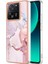 Xiaomi 13T/13T Pro/redmi K60 Ultra Tpu Kılıfı Elektrapan Mermer Desen Telefon Kapak Golü Altın 005 (Yurt Dışından) 1