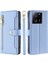 Xiaomi Redmi K60 ULTRA/13T/13T Pro Case Deri Fermuar Cüzdanı Stand Telefon Kapağı Uzun ve Kısa Kayış Mavisi (Yurt Dışından) 1
