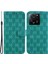 Xiaomi 13T/13T Pro/redmi K60 Ultra Kapak Baskılı Flip Stand Telefon Deri Kılıf Yeşili (Yurt Dışından) 1