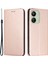 Xiaomi Redmi Için 13C 4g/poco C65 4g Kasa Deri Cüzdanlı Telefon Stand Kapak Çizgisi Altın (Yurt Dışından) 1