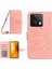 Xiaomi Için Redmi Note 13 4g Manyetik Telefon Kasası Ayçiçeği Deri Deri Kapak Işık Pembesi (Yurt Dışından) 1