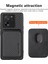 Xiaomi 13T/13T Pro/redmi K60 Ultra Kasa Manyetik Çıkarılabilir Kart Tutucu Telefon Kapak Black (Yurt Dışından) 2