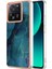 Xiaomi 13T/13T Pro/redmi K60 Ultra Tpu Kasası 2.0mm Imd Mermer Desen Telefon Kapak Yeşili (Yurt Dışından) 1