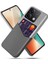 Xiaomi Redmi Için Pu+Pc Kılıfı Not 13 5g Vaka Kumaş Doku Telefon Kapağı Kart Yuvası Grey (Yurt Dışından) 1