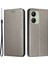 Xiaomi Redmi Için 13C 4g/poco C65 4g Kasa Deri Cüzdan Telefon Stand Kapak-Grey (Yurt Dışından) 1