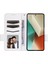 Xiaomi Redmi Için Note 13 Pro 5g Cep Telefon Kılıfı Litchi Doku Deri Kapak Strap-White (Yurt Dışından) 2