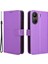 Xiaomi Redmi 13C/POCO C65 4g Kasa Pırlanta Doku Deri Deri Cüzdan Telefon Kapak Morası (Yurt Dışından) 1