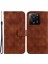 Xiaomi 13T/13T Pro/redmi K60 Ultra Kapak Baskılı Flip Stand Telefon Deri Case-Brown (Yurt Dışından) 1