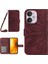 Xiaomi Redmi Için 13C 4g/5g/poco C65 4g Crossbody Telefon Deri Kılıf Ayçiçeği Desen-Kırmızı (Yurt Dışından) 1