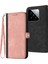 Xiaomi 14 Deri Kasa Manşon Cüzdan Telefon Kapak-Pembe (Yurt Dışından) 1