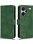 Xiaomi Redmi Için Note 13 Pro+ 5g Case Cilt Touch Deri Telefon Kapak Yeşillüğü (Yurt Dışından) 1