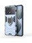 Xiaomi Için Redmi K70E 5g Telefon Kılıfı Pc+Tpu Kapak Döndürme Halkası Tutucu Kickstand-Blue (Yurt Dışından) 1