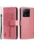 Xiaomi Için Redmi K60 ULTRA/13T/13T Pro Telefon Kabuğu Stand Pu Deri Cüzdan Case-Pink (Yurt Dışından) 1