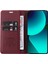 Xiaomi 13T/13T Pro/redmi K60 Ultra Kasa Cüzdan Stand Deri Telefon Kapak Kırmızısı (Yurt Dışından) 2