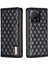Xiaomi 13T/13T Pro/redmi K60 Ultra Case Pu Pu Deri Rhombus Telefon Kapak Black (Yurt Dışından) 1