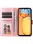 Xiaomi Redmi Için 13C 4g/poco C65 4g Telefon Kılıf Anti-Fall Pu Deri Deri Stand Cüzdan Kapak Pembe (Yurt Dışından) 2