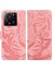 Xiaomi Için Redmi K60 ULTRA/13T/13T Pro Case Tiger Pusint Pu Deri Telefon Kapak Pembe (Yurt Dışından) 1