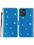 Xiaomi Için Redmi Note 12 4g Deri Cüzdan Stand Kılıfı Damla Damlı Koşu Parlak Telefon Kapağı Kayış Mavisi (Yurt Dışından) 1