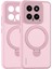 Xiaomi 14 Pro Magnetic Case Pc+Tpu Telefon Kapak Ring Tutucu Kickstand-Pink (Yurt Dışından) 1