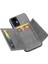 Xiaomi Için Redmi Note 12S 4g Kırılma Kanıtı Pu Derılı Kaplamalı Tpu Telefon Kapağı Kickstand Shell, Kart Yuvaları Grey (Yurt Dışından) 2