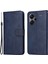Xiaomi Redmi Için Note 13 Pro+ 5g Deri Kılıf Stand Kapak Kart Tutucu Kayış Mavisi (Yurt Dışından) 1