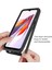 Xiaomi Redmi 12C 4g Için Telefon Kapağı, 3-1 Arada Pc+Pet Screen Koruyucu-Dark Blue ile Koruyucu Kılıf (Yurt Dışından) 2
