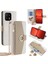 Xiaomi Için 13 Case Zipper Cep Deri Telefon Cüzdan Kapağı Omuz Askısı-Beyaz (Yurt Dışından) 1