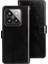 Xiaomi 14 Pro Case Anti-Cratch Crazy Horse Doku Deri Deri Cüzdan Telefon Kabuk Black (Yurt Dışından) 1