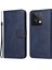 Xiaomi Için Redmi Note 13 5g Case Stand Deri Telefon Kapağı Cüzdan Strap-Mavi (Yurt Dışından) 1