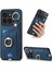 Xiaomi 14 Pro Case Shockproof Retro Deri Telefon Arka Kapak Kart Yuvası Mavisi (Yurt Dışından) 1