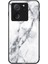 Xiaomi 13T/13T Pro/redmi K60 Ultra Kapak Mermer Desen Pc+Tpu+Temperli Cam Cep Telefonu Kabuk-Beyaz Mermer (Yurt Dışından) 1
