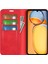 Xiaomi Redmi Için 13C 4g/poco C65 4g Kasa Deri Manyetik Cilt Touch Akıllı Telefon Kapak-Kırmızı (Yurt Dışından) 2