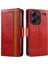 Xiaomi Redmi Için Note 13 Pro+ 5g Kasa Cüzdan Stand Flip Telefon Kapağı Rfıd Blowantıce-Red (Yurt Dışından) 1