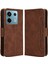 Xiaomi Redmi Için Note 13 Pro 5g Pu Deri Kılıf Telefon Kapağı Cüzdan Stand-Brown (Yurt Dışından) 1