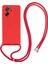 Xiaomi 13T/13T Pro/redmi K60 Ultra Kılıf Yumuşak Fiber Astar Long Lanyard-Red ile Katpu Kapak (Yurt Dışından) 1