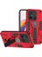 Xiaomi Redmi 12C 4g/poco C55 4g Kickstand Hibrid Pc + Tpu Kapak-Kırmızı (Yurt Dışından) 1