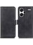 Xiaomi Redmi Için Note 13 Pro+ 5g Cep Telefonu Kılıf Anti-Fall Manyetik Toka Deri Cüzdan Kapak Black (Yurt Dışından) 1