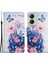 Xiaomi Redmi Için 13C 4g/poco C65 4g Deri Kılıf Deseni Baskı Telefon Cüzdan Kapak-Melez Kelebekleri (Yurt Dışından) 1