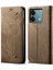 Xiaomi Için Redmi Note 13 5g Case Anti-Sracratch Pu Deri Deri Stand Telefon Kabuğu-Khaki (Yurt Dışından) 1