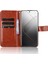 Xiaomi 14 Pro Case Cüzdanı Pu Deri Çılgın At Doku Telefon Kapak-Kahverengi (Yurt Dışından) 2
