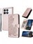 Xiaomi Için Redmi K70 5G/K70 Pro 5g Case Ayçiçeği Desen Deri Telefon Kapağı El Strap-Pink ile (Yurt Dışından) 1