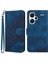 Xiaomi Redmi Için Note 13 Pro+ 5g Deri Cüzdan Kılıfı Fil Baş Desen Sapfire (Yurt Dışından) 1