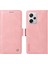 Xiaomi Redmi Için Note 12 Pro+ 5g Telefon Kapağı Cilt Dokunuşlu Pu Deri Cüzdan Kılıf Pembe (Yurt Dışından) 1