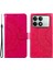 Xiaomi Redmi K70E Için 5g Case Pu Deri+Tpu Mandala Çiçek Bilek Strap-Rose ile Baskılı Kapak (Yurt Dışından) 1