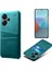 Xiaomi Redmi Için Note 13 Pro+ Kasa Çift Kart Yuvaları Pu+ Pc Ince Telefon Kapak Yeşil (Yurt Dışından) 1