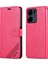 Xiaomi Redmi Için 13C 4g/poco C65 4g Deri Kılıf Anti-Damla Cüzdan Kapak-Kırmızı (Yurt Dışından) 1